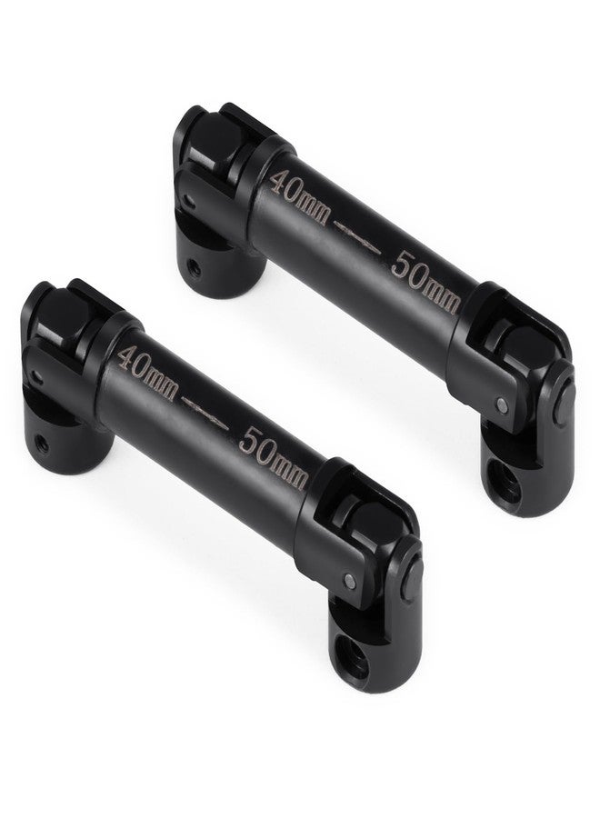 RCHUBAM 1/24 Center Drive Shaft 40-50mm FMS 2PCS Steel RC Drive Shaft D-Shaped Hole Compatible with 1/24 Scale FMS FCX24 1/24 RC Crawler Upgrade Parts - Image 2